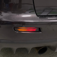 Lighting Trendz 2008-2017 Mitsubishi Lancer Evo X Rear Bumper Reflector - Custom